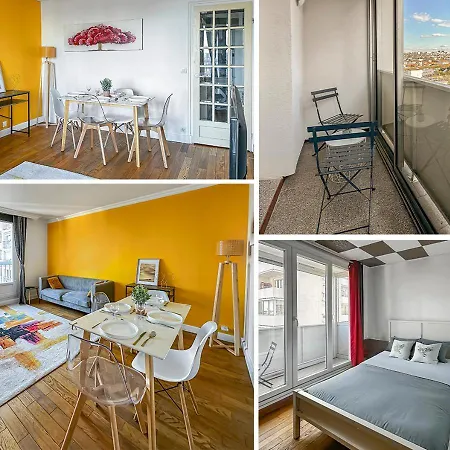 Apartment Balcon, Fibre Rapide & Parking Neuilly-sur-Marne